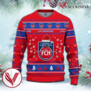 1. FC Heidenheim Sport Ugly Christmas Sweater, Unique Gifts For Fans - Vesles2014aS 2