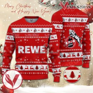1. FC Koln Sport Ugly Christmas Sweater, Unique Gifts For Fans - Vesles2014aS 1