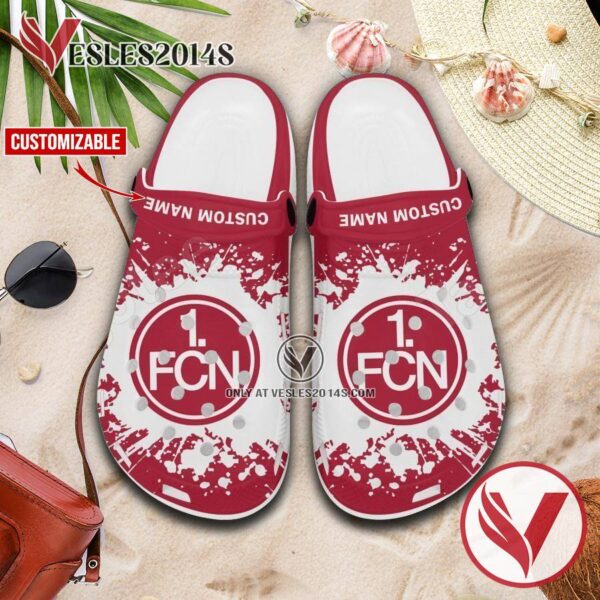 1. FC Nürnberg Custom Crocs Clogs, Unique Footwear For Fans 1