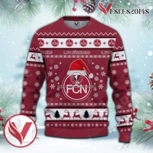 1. FC Nurnberg Sport Ugly Christmas Sweater, Unique Gifts For Fans - Vesles2014aS 2