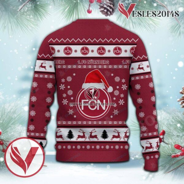 1. FC Nurnberg Sport Ugly Christmas Sweater, Unique Gifts For Fans - Vesles2014aS 3