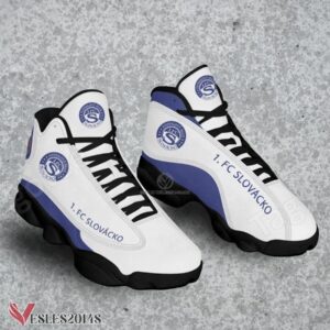 1. FC Slovacko Logo Air Jordan 13 Shoes, Best Sneaker Gifts For Fans - Vesles2014s 1