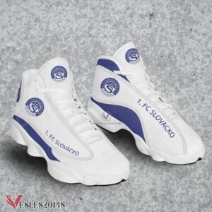 1. FC Slovacko Logo Air Jordan 13 Shoes, Best Sneaker Gifts For Fans - Vesles2014s
