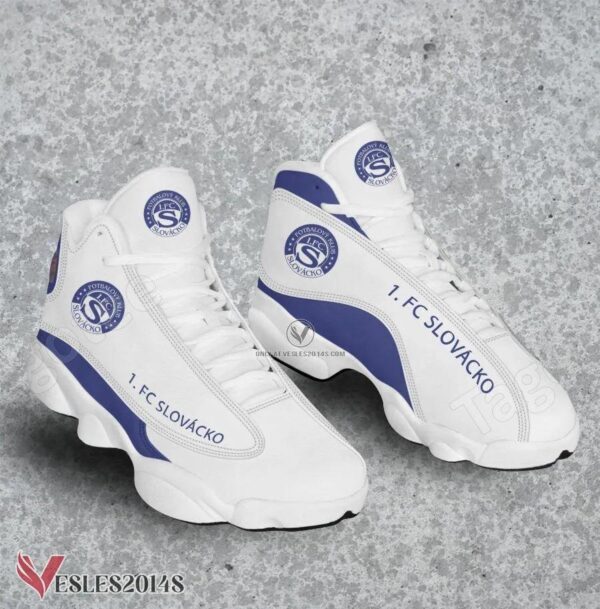 1. FC Slovacko Logo Air Jordan 13 Shoes, Best Sneaker Gifts For Fans - Vesles2014s