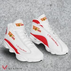 1. FC Union Berlin Air Jordan 13 Shoes, Best Sneaker Gifts For Fans - Vesles2014s