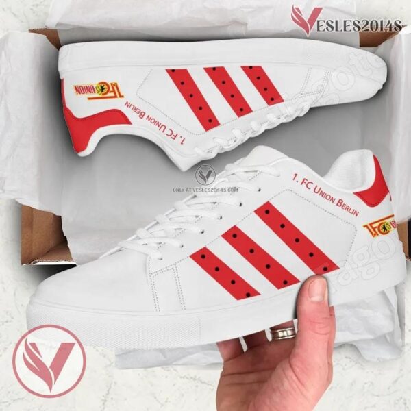 1. FC Union Berlin Logo Stan Smith Shoes For Men And Womens - Vesles2014s
