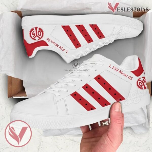 1. FSV Mainz 05 Logo Stan Smith Shoes For Men And Womens - Vesles2014s