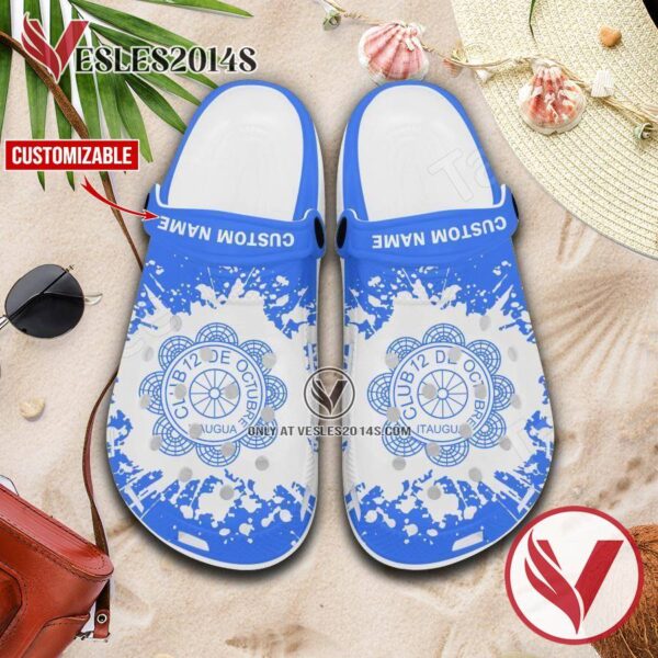 12 de Octubre Custom Name Crocs Clogs, Unique Footwear For Fans 1