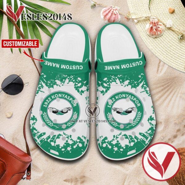 1922 Konyaspor Crocs Clogs, Unique Footwear For Fans 1