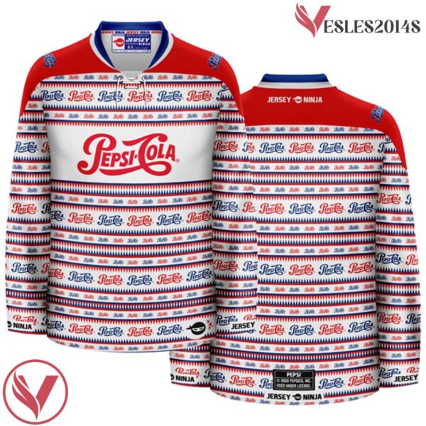 1950 Throwback Pepsi Ugly Sweater Pattern Jersey - Vesles2014S