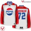 1972 White Throwback Pepsi Hockey Jersey - Vesles2014S