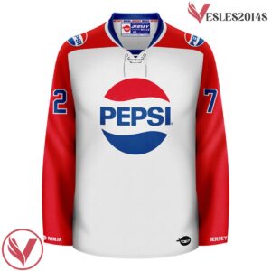 1972 White Throwback Pepsi Hockey Jersey - Vesles2014S 2
