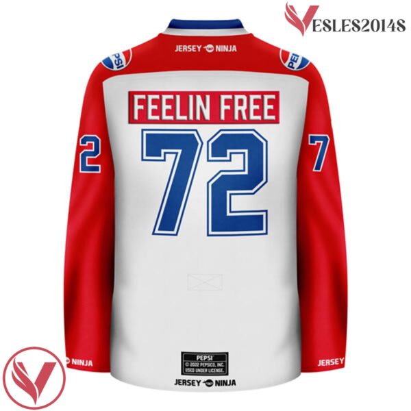 1972 White Throwback Pepsi Hockey Jersey - Vesles2014S 3