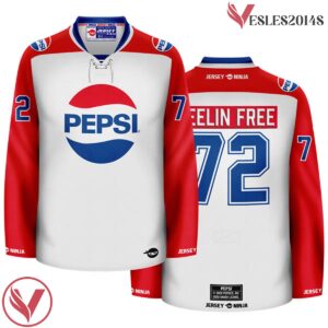 1972 White Throwback Pepsi Hockey Jersey - Vesles2014S
