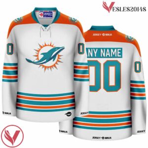 1973 Dolphins Customize White Jersey, Football Fan Gift Ideas - Vesles2014S 3