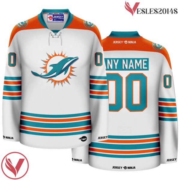 1973 Dolphins Customize White Jersey, Football Fan Gift Ideas - Vesles2014S 3