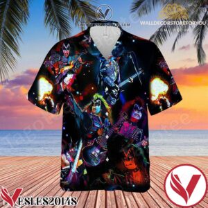1973 Kiss 2 0 Hawaiian Shirt, Unique Gifts For Friends - Vesles2014S 1