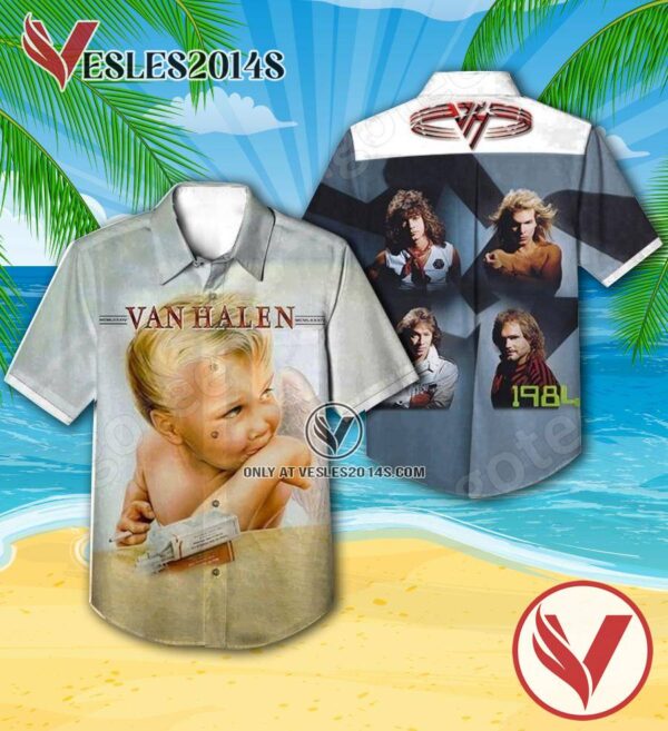 1984 Album By Van Halen Hawaiian Shirt, Unique Gifts For Music Lovers - Vesles2014S