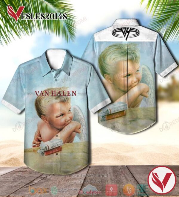1984 Album Van Halen Band Hawaiian Shirt, Best Gift For Music Lovers - Vesles2014S 1