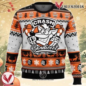 1996 Bandicoot Crash Bandicoot Ugly Christmas Sweater, Unique Christmas Gift For Fans - Vesles2014S