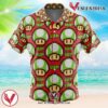 1Up Mushroom Mario Bros Hawaiian Button Up Shirt, Perfect Gifts For Anime Lovers - Vesles2014S