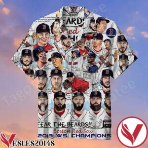 2013 Ws Champions Boston Red Sox Fear The Beards Hawaiian Shirt, Unique Gifts For Friends - Vesles2014S 1