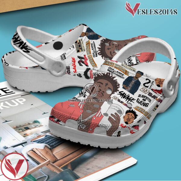 21 Savage Music Crocs Crocband Clogs Shoes, Unique Gifts For Fans Style 2 - Vesles2014S 2
