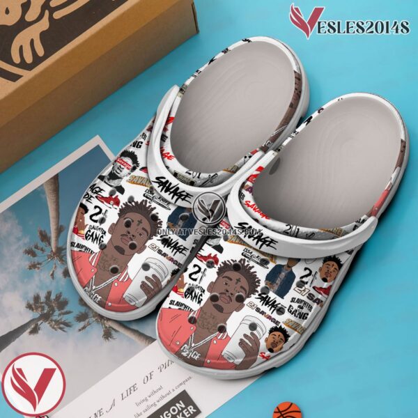 21 Savage Music Crocs Crocband Clogs Shoes, Unique Gifts For Fans Style 2 - Vesles2014S 3