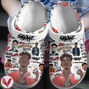 21 Savage Music Crocs Crocband Clogs Shoes, Unique Gifts For Fans Style 2 - Vesles2014S