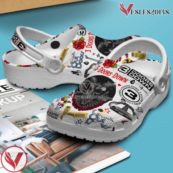 3 Doors Down Music Crocs Crocband Clogs Shoes, Unique Gifts For Fans Style 2 - Vesles2014S 3