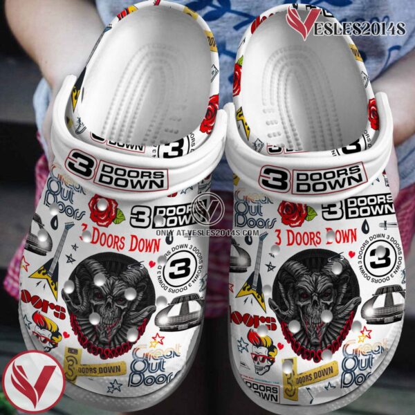 3 Doors Down Music Crocs Crocband Clogs Shoes, Unique Gifts For Fans Style 2 - Vesles2014S