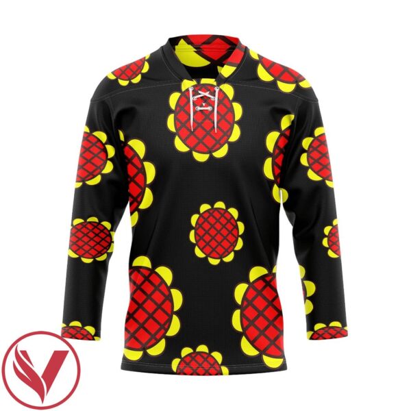 3D Anime Luffy One Piece Custom Hockey Jersey, Trending Gifts For Fans - Vesles2014s 1