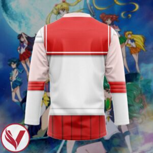3D Anime Sailor Mars Custom Hockey Jersey, Trending Gifts For Fans - Vesles2014s