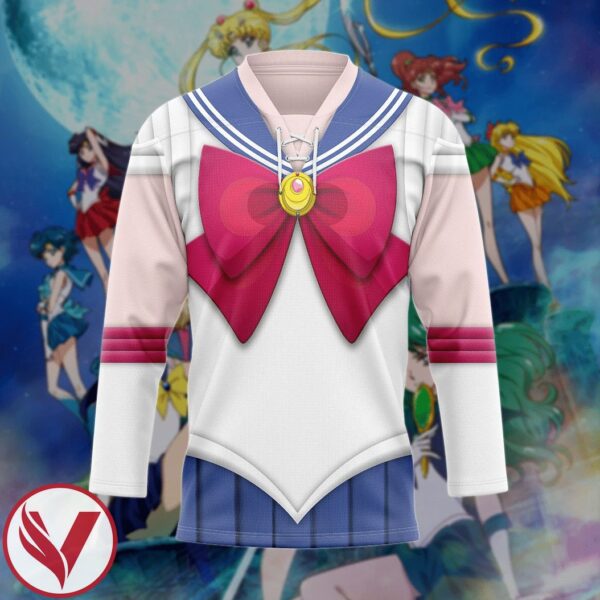 3D Anime Sailor Moon Custom Hockey Jersey, Trending Gifts For Fans - Vesles2014s 3