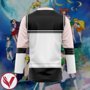 3D Anime Sailor Pluto Custom Hockey Jersey, Trending Gifts For Fans - Vesles2014s