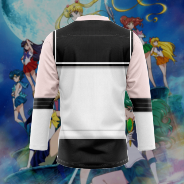 3D Anime Sailor Pluto Custom Hockey Jersey, Trending Gifts For Fans - Vesles2014s 4