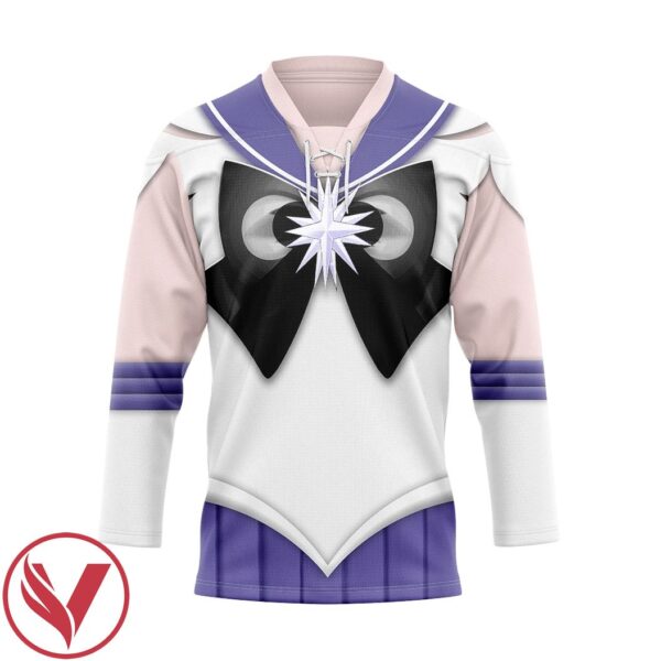 3D Anime Sailor Saturn Custom Hockey Jersey, Trending Gifts For Fans - Vesles2014s 1