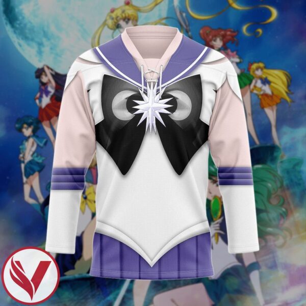 3D Anime Sailor Saturn Custom Hockey Jersey, Trending Gifts For Fans - Vesles2014s 3