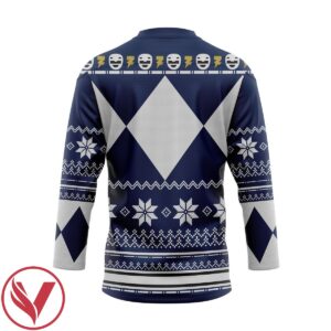 3D Blue Power Ugly Hockey Jersey, Trending Gifts For Fans - Vesles2014s 2