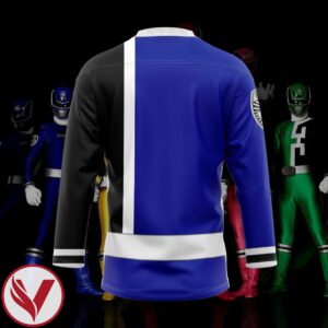 3D Blue Ranger S.P.D Custom Hockey Jersey, Trending Gifts For Fans - Vesles2014s