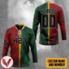 3D Bob Marley Lion 420 Personalized Custom Hockey Jersey, Trending Gifts For Fans - Vesles2014s