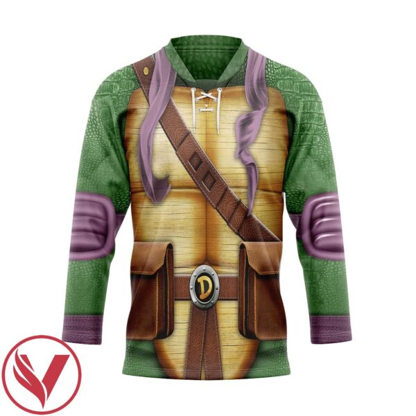 3D Donatello Teenage Mutant Ninja Turtles Cosplay Custom Hockey Jersey, Trending Gifts For Fans - Vesles2014s 1