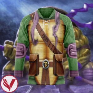 3D Donatello Teenage Mutant Ninja Turtles Cosplay Custom Hockey Jersey, Trending Gifts For Fans - Vesles2014s 3
