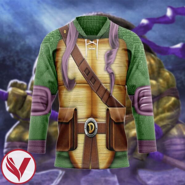 3D Donatello Teenage Mutant Ninja Turtles Cosplay Custom Hockey Jersey, Trending Gifts For Fans - Vesles2014s 3