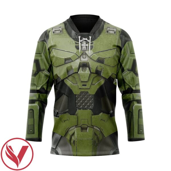 3D Halo Infinite Masterchief Cosplay Custom Hockey Jersey, Trending Gifts For Fans - Vesles2014s 1