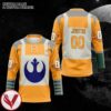 3D Happy Star The Rebel Alliance Yellow Personalized Hockey Jersey, Trending Gifts For Fans - Vesles2014s