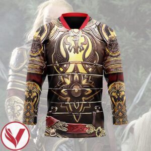3D King Theo Armor Hockey Jersey, Trending Gifts For Fans - Vesles2014s