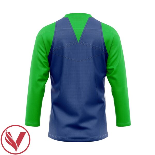 3D Luigi Custom Hockey Jersey, Trending Gifts For Fans - Vesles2014s 2