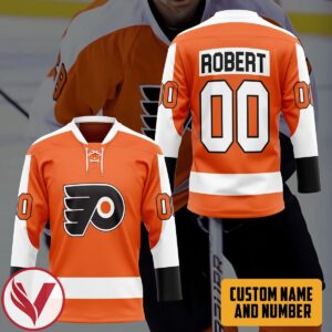 3D Mac's Big Break Philadelphia Flyers Personalized Custom Hockey Jersey, Trending Gifts For Fans - Vesles2014s