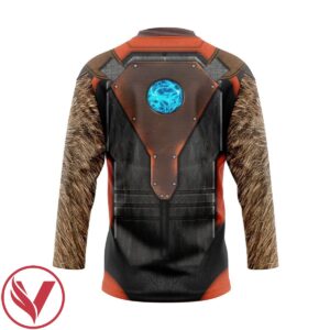 3D Marvel GOTG 2 R Raccoon Hockey Jersey, Trending Gifts For Fans - Vesles2014s 2